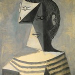 Пабло Пикассо «Поясной портрет мужчины в в тельняшке»