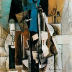 Пабло Пикассо «Скрипка в кафе»