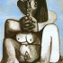 Пабло Пикассо «Сидящая обнаженная» (обнаженная на корточках)