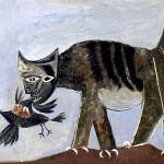 Пабло Пикассо «Кошка, схватившая птицу»