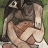 Пабло Пикассо «Скорчившаяся обнаженная»