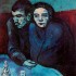 Пабло Пикассо «Мужчина и женщина в кафе»