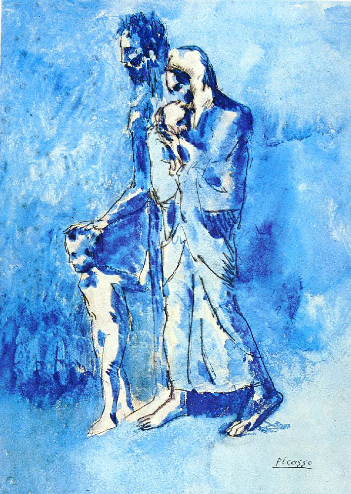 Пабло Пикассо «Семья слепого»