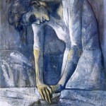 Пабло Пикассо «Гладильщица» 1904 г.