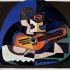 Пабло Пикассо «Натюрморт с гитарой и компотом (Мандолина)»