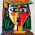 Пабло Пикассо «Женщина в шляпе» 1962 г.
