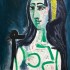 Пабло Пикассо «Женщина, сидящая в кресле, бюст»