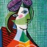 Пабло Пикассо «Голова женщины» 1936 г.