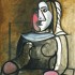 Пабло Пикассо «Сидящая женщина (Дора Маар)» 1943 г.