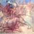Пабло Пикассо «Раненый Минотавр, лошадь и персонажи»