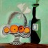 Пабло Пикассо «Натюрморт. Корзина фруктов и бутылка»