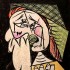Пабло Пикассо «Плачущая женщина с платком»