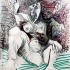 Пабло Пикассо «Сидящая обнаженная женщина»