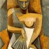 Пабло Пикассо «Женщина с веером»