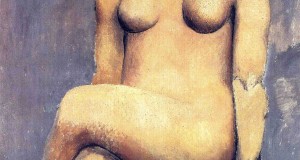 Пабло Пикассо «Сидящая женщина со скрещенными ногами»