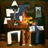 Пабло Пикассо «Три музыканта (с собакой)»