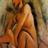 Пабло Пикассо «Сидящая обнаженная»