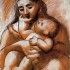 Пабло Пикассо «Мать и дитя» 4 1921 г.