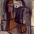 Пабло Пикассо «Женщина со скрещенными руками» 1960 г.