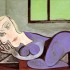Пабло Пикассо «Лежащая женщина читает»